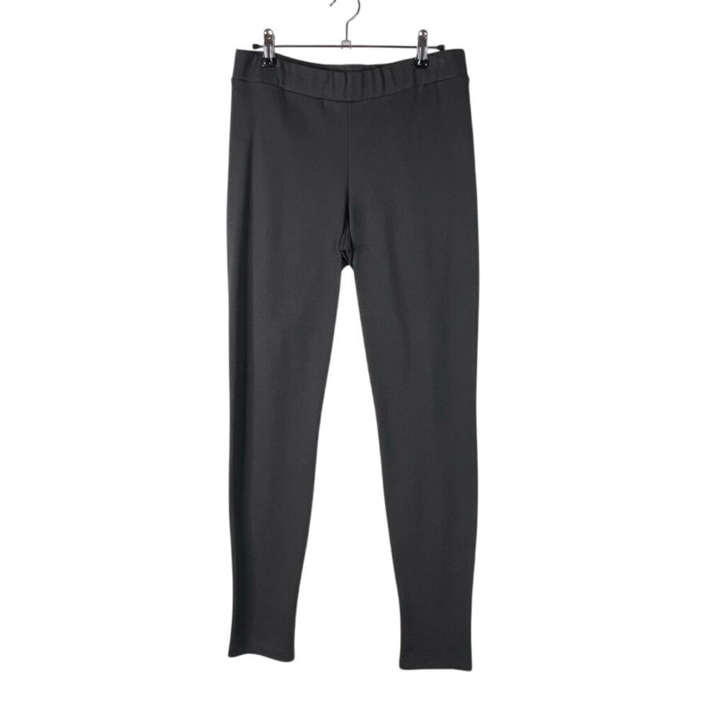 Vince Tech Ponte Back Seam Legging Pull On High Rise Charcoal Gray Womens Large